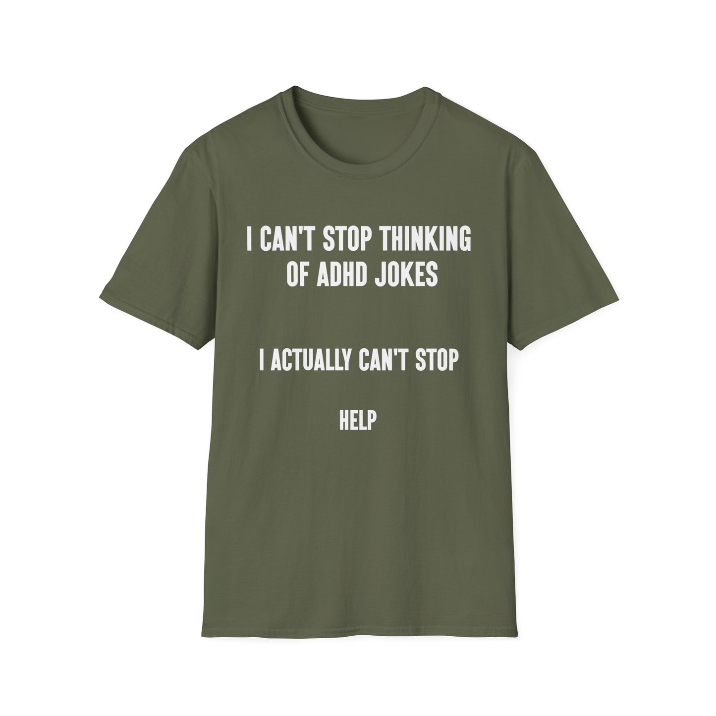 Actually Can't Stop Help T-Shirt