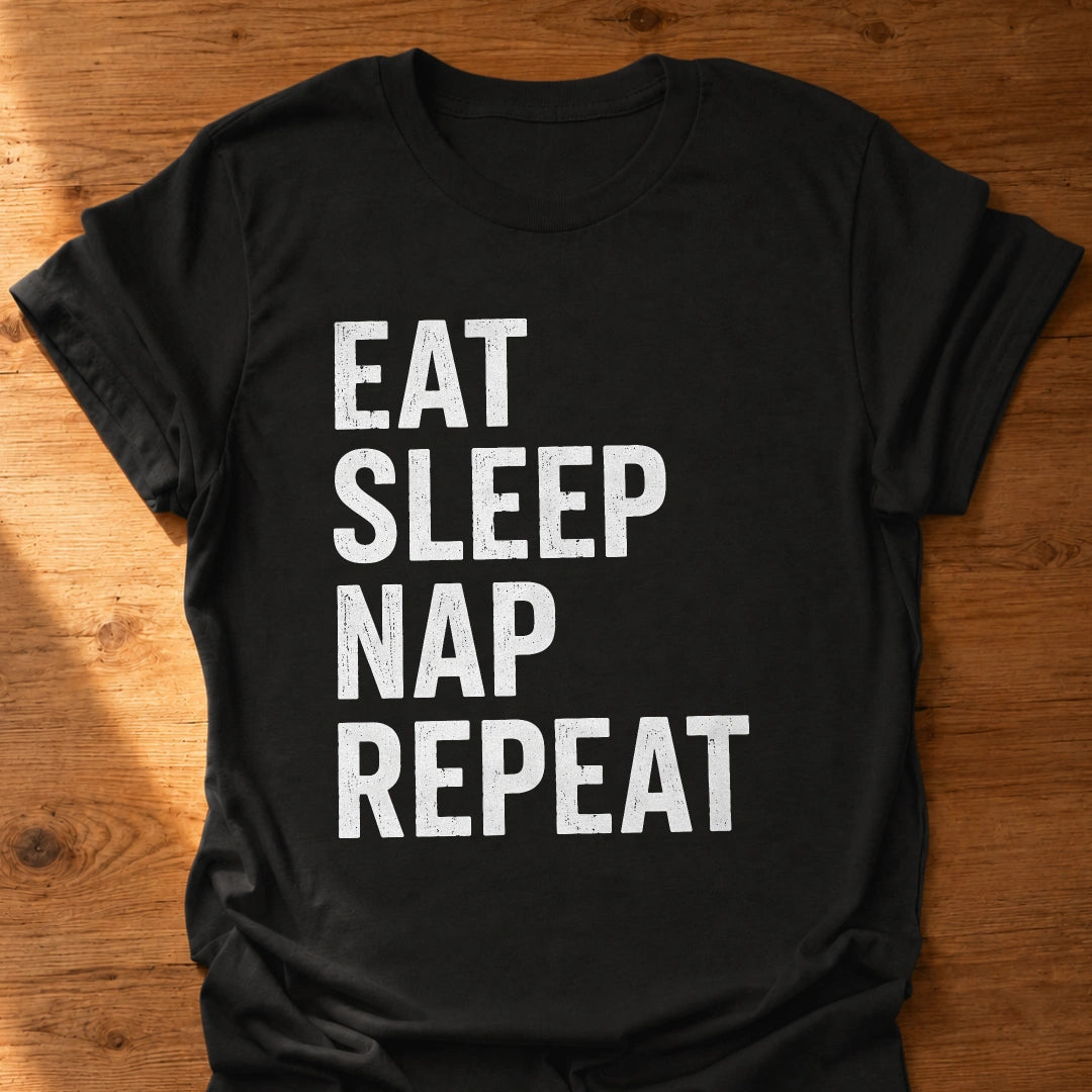 Eat Sleep Nap Repeat T-Shirt
