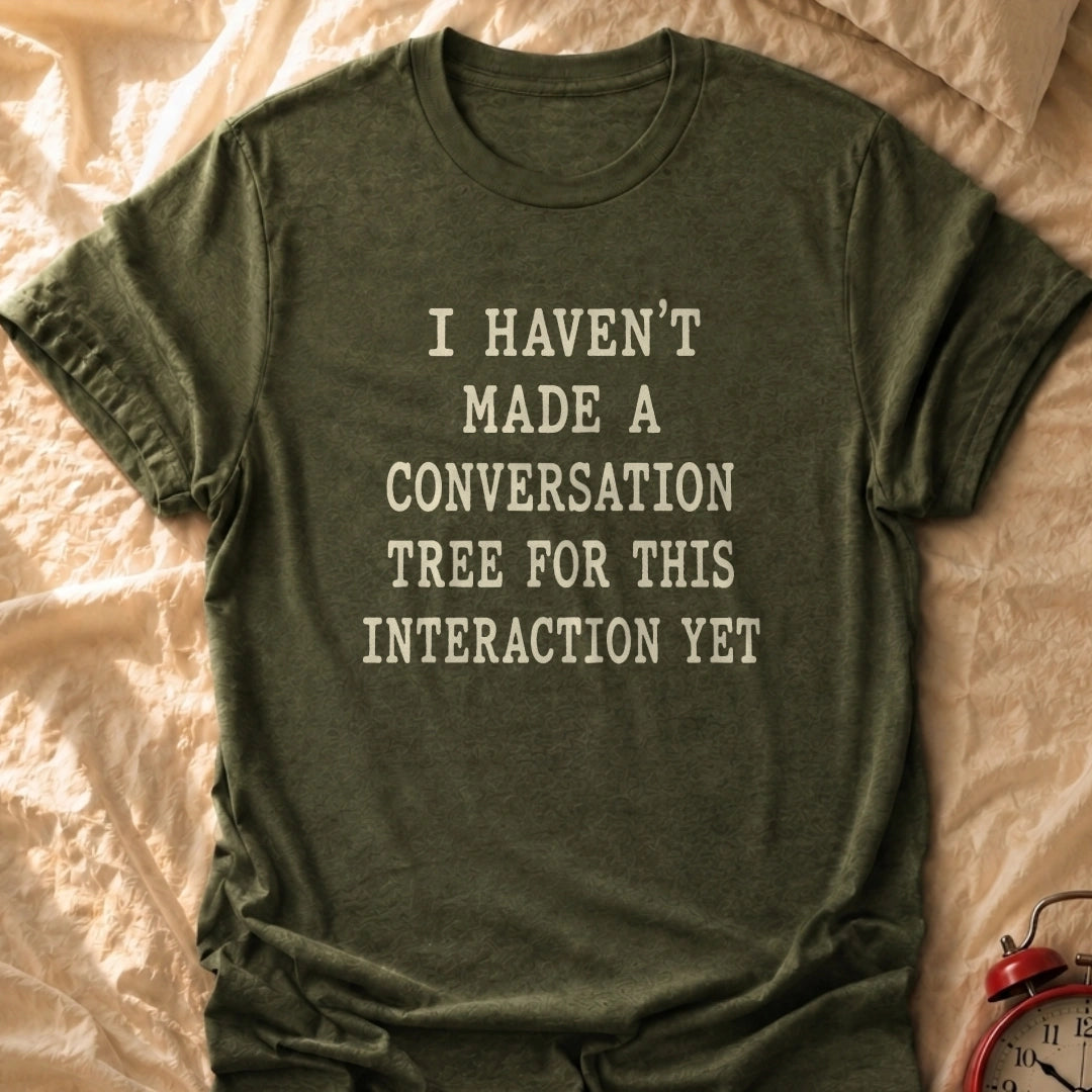 Conversation Tree-less T-Shirt