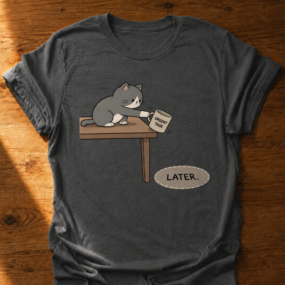 Urgent Task Later T-Shirt