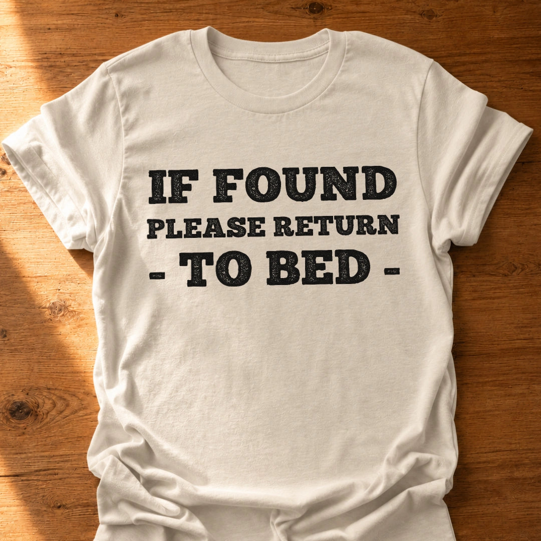 Return To Bed T-Shirt